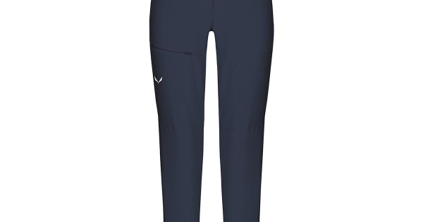 Pantalones Softshell Salewa Puez Dolomitic Durastretch Para Hombre - Negros, Resistente A La Abrasión