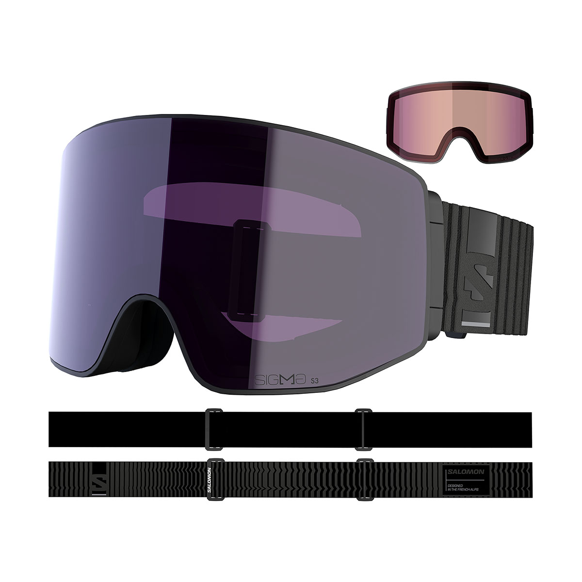 SALOMON - SENTRY PRIME SIGMA (AND EXTRA LENS)  GOGGLES