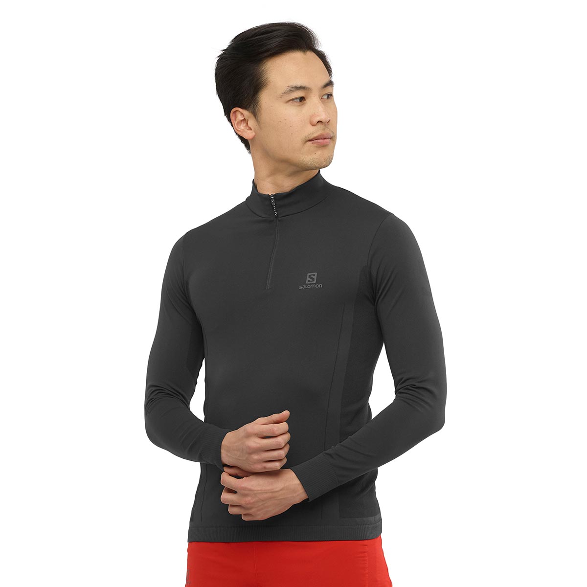 SALOMON - EXPLORE SEAMLESS HALF ZIP MIDLAYER