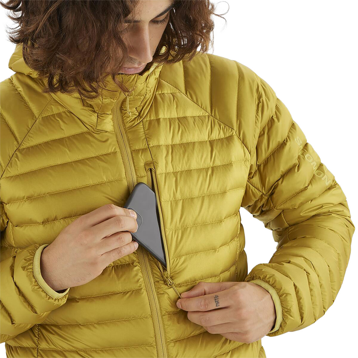 SALOMON - ELIXIR MICRO DOWN HOODED JACKET