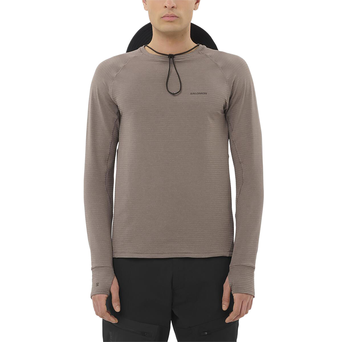 SALOMON - ESSENTIAL LIGHTWARM CREWNECK SHIRT