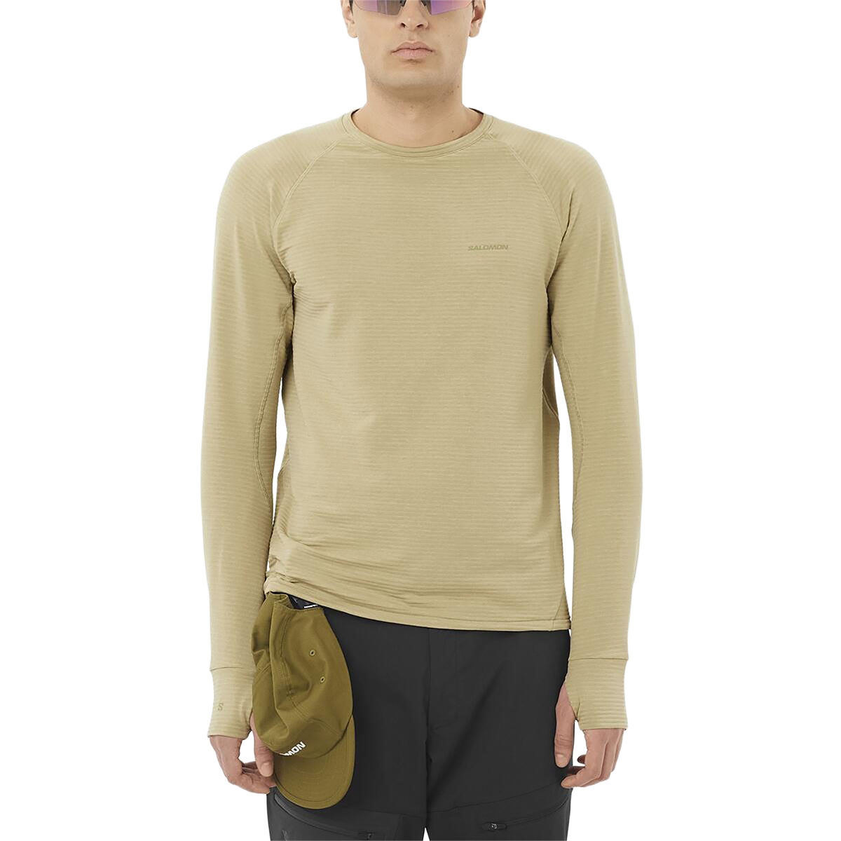 SALOMON - ESSENTIAL LIGHTWARM CREWNECK SHIRT