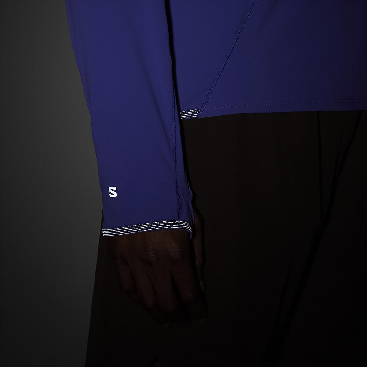 SALOMON - SENSE AERO HYBRID HALF ZIP HOODIE
