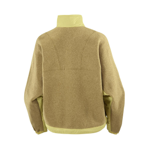 SALOMON - CHROMA FLEECE CROP HALF ZIP SHIRT