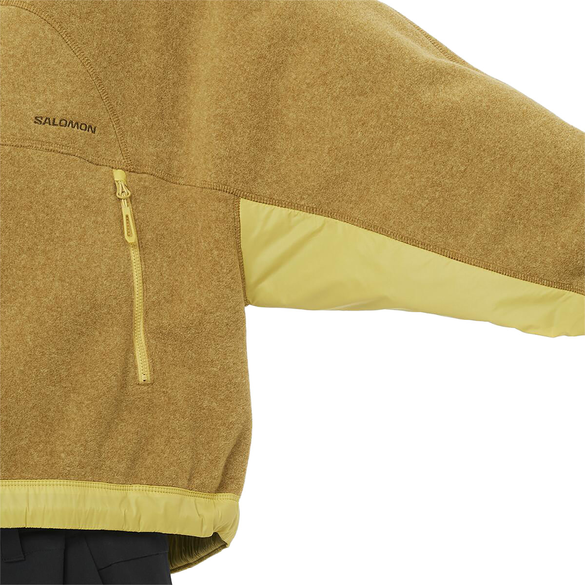 SALOMON - CHROMA FLEECE CROP HALF ZIP SHIRT