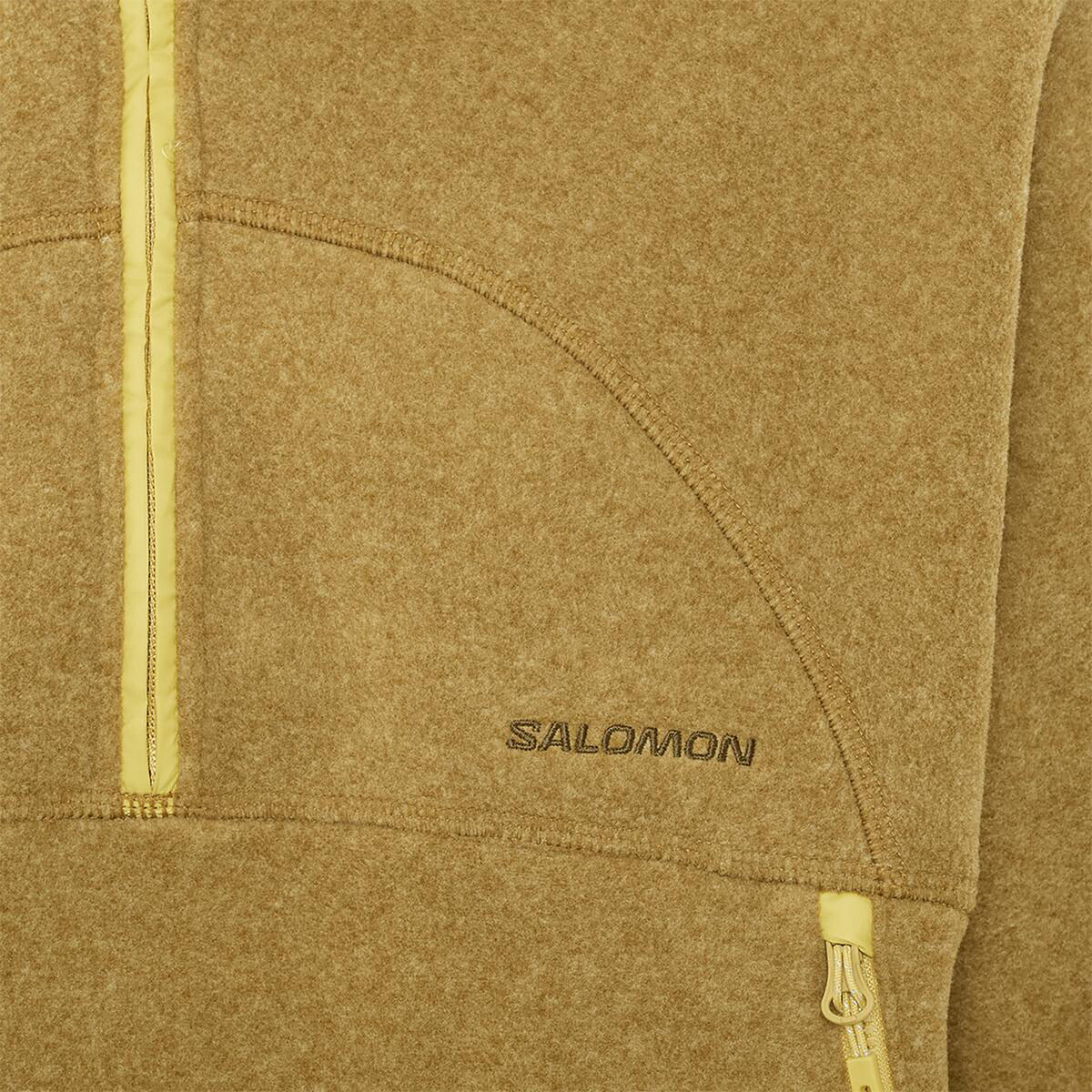 SALOMON - CHROMA FLEECE CROP HALF ZIP SHIRT