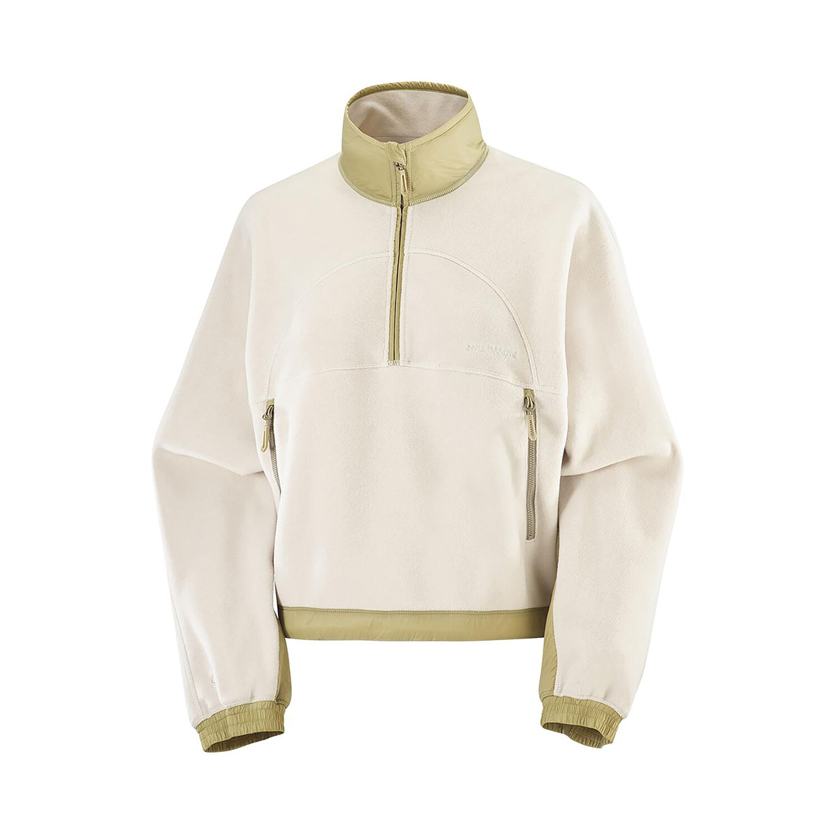 SALOMON - CHROMA FLEECE CROP HALF ZIP SHIRT