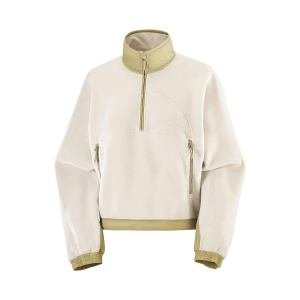 SALOMON - CHROMA FLEECE CROP HALF ZIP SHIRT