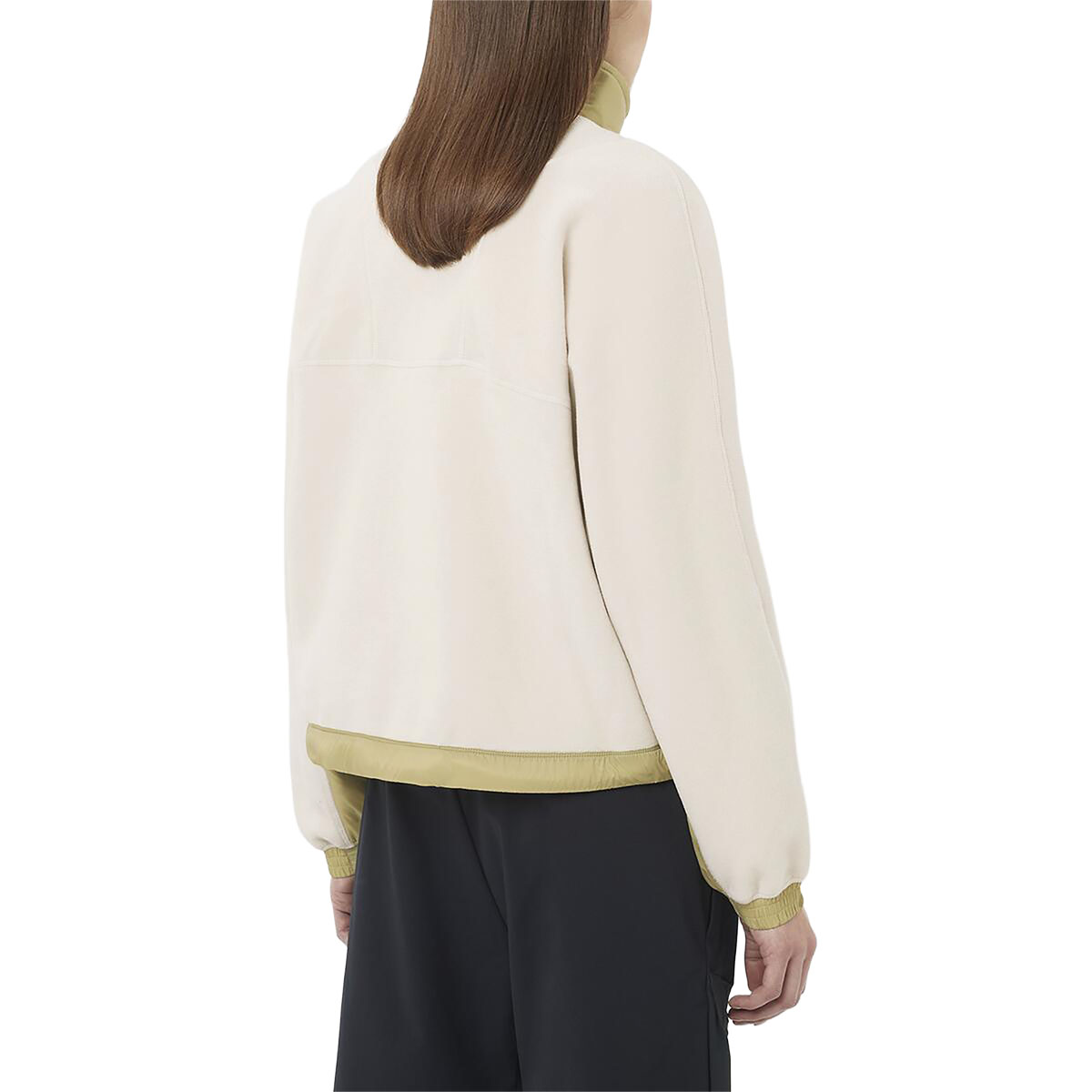 SALOMON - CHROMA FLEECE CROP HALF ZIP SHIRT