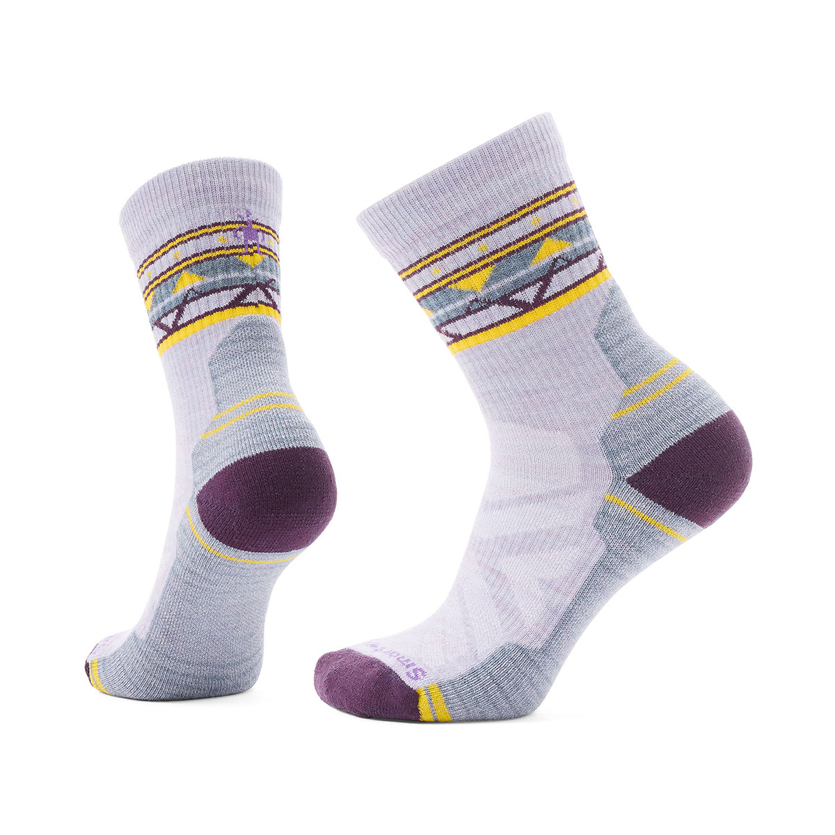 SMARTWOOL - HIKE LIGHT CUSHION ZIG ZAG VALLEY MID CREW