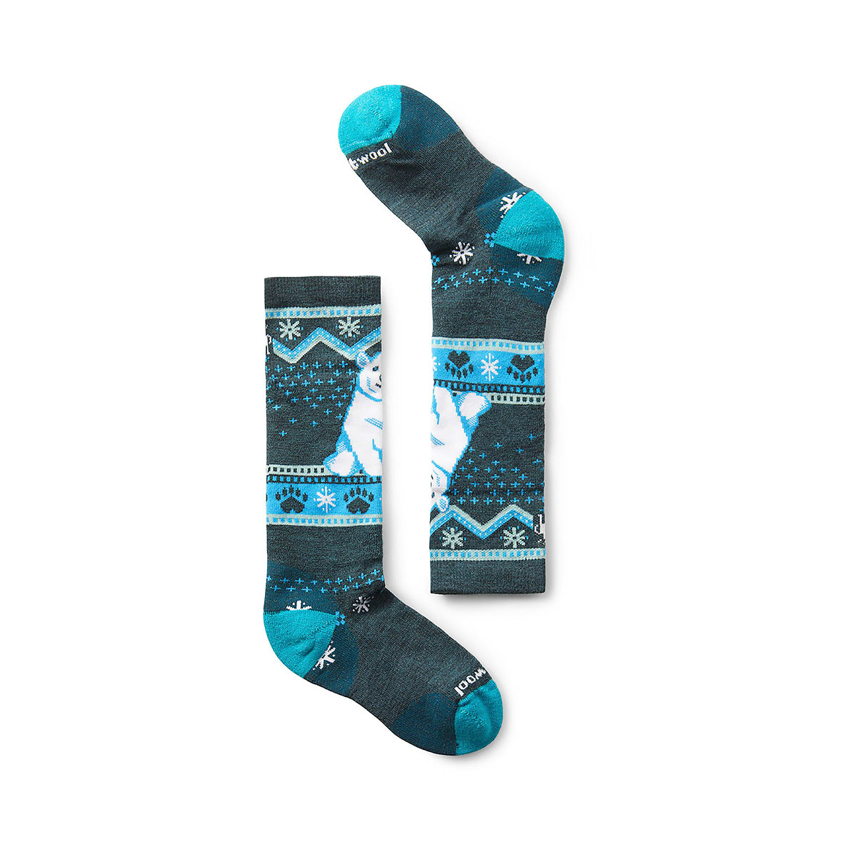 SMARTWOOL - KIDS WINTERSPORT FULL CUSHION POLAR BEAR