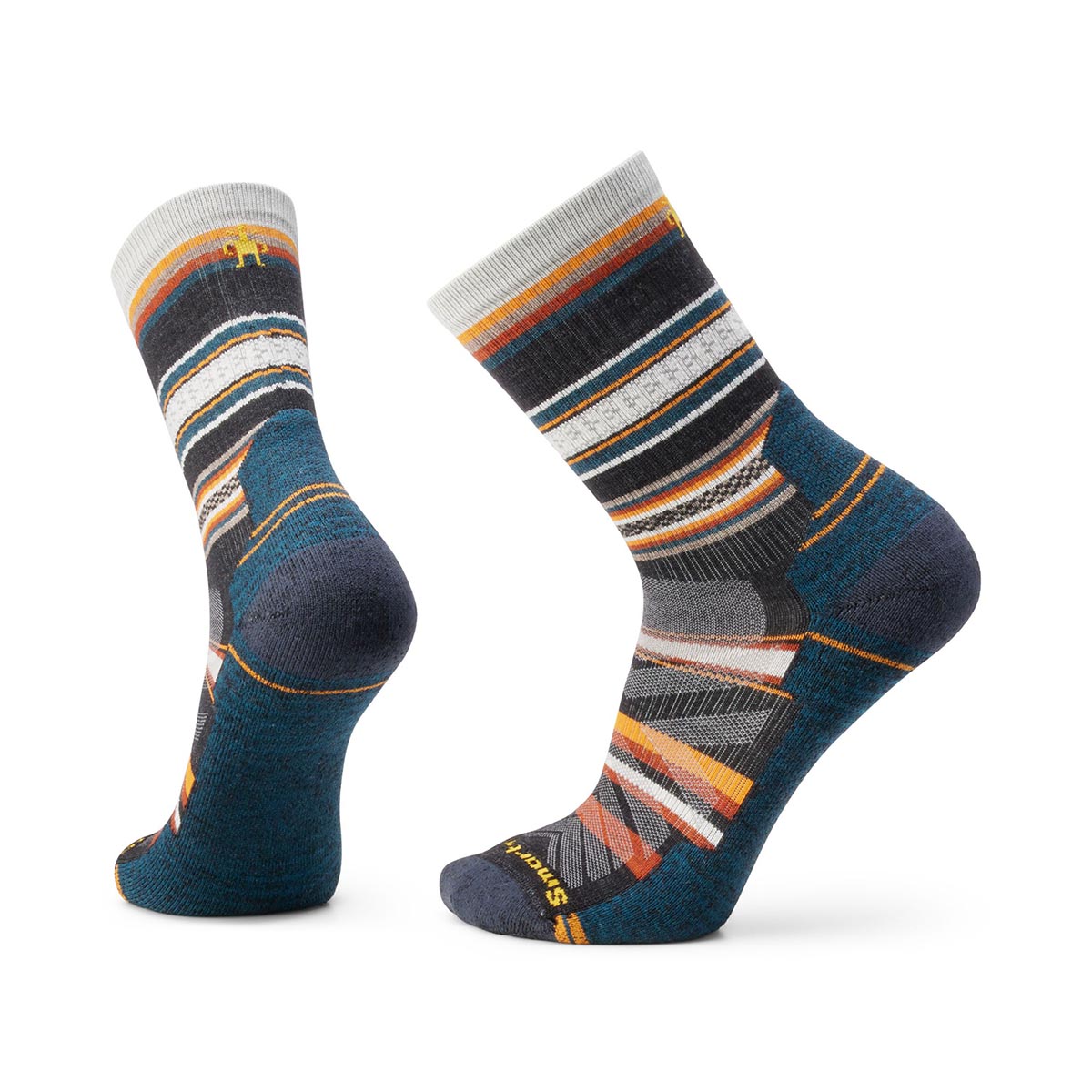 SMARTWOOL - HIKE LIGHT CUSHION PANORAMA CREW SOCKS