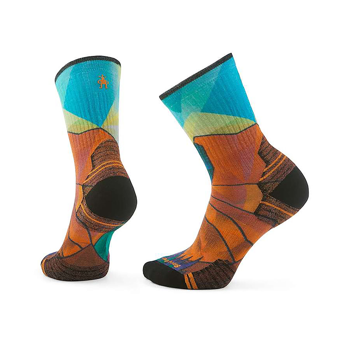 SMARTWOOL - HIKE TARGETED CUSHION MOUNTAIN PRISM PRINT CREW