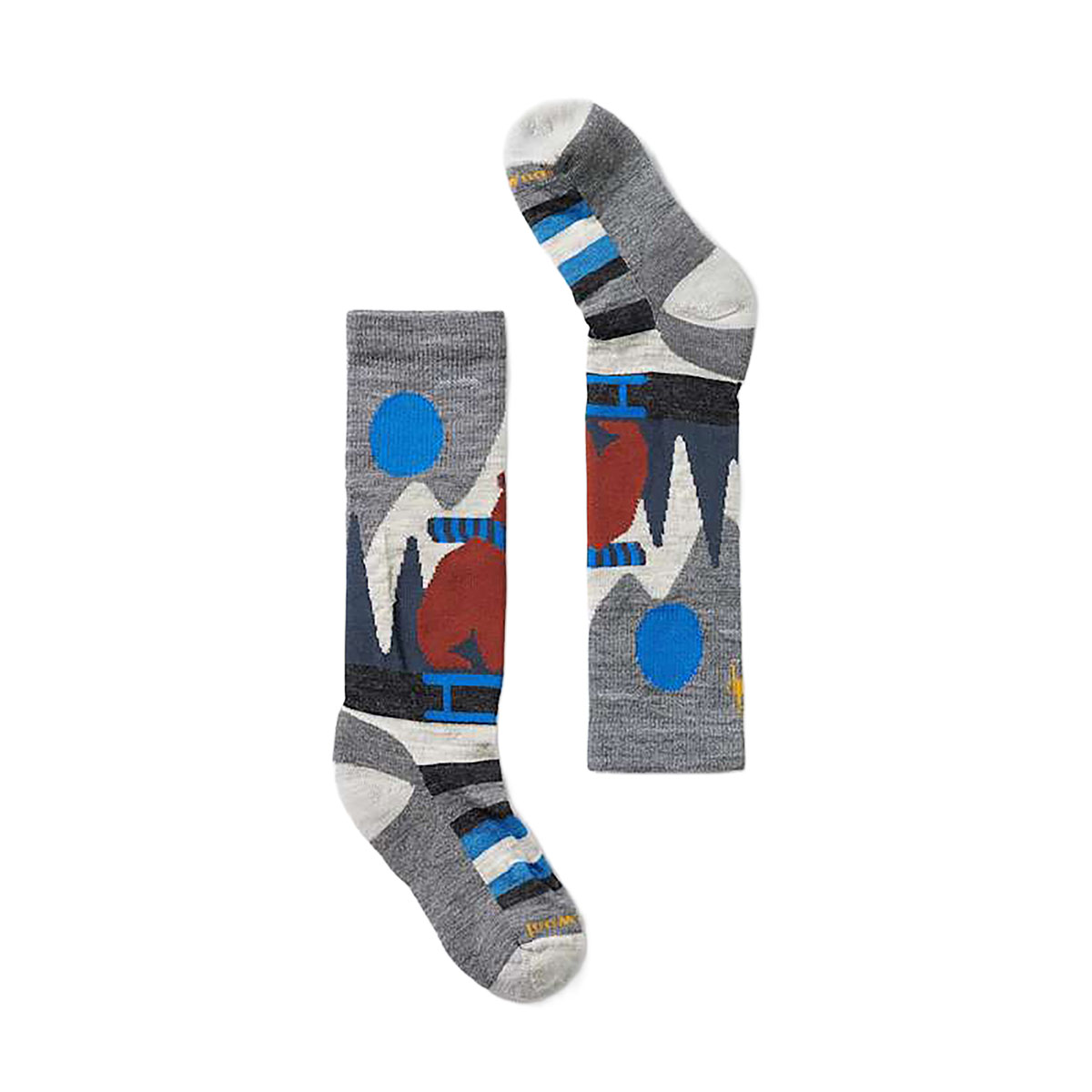 SMARTWOOL - KIDS SKI LIGHT CUSHION SLEIGH BEAR OTC SMARTWOOL - KIDS SKI LIGHT CUSHION SLEIGH BEAR OTC