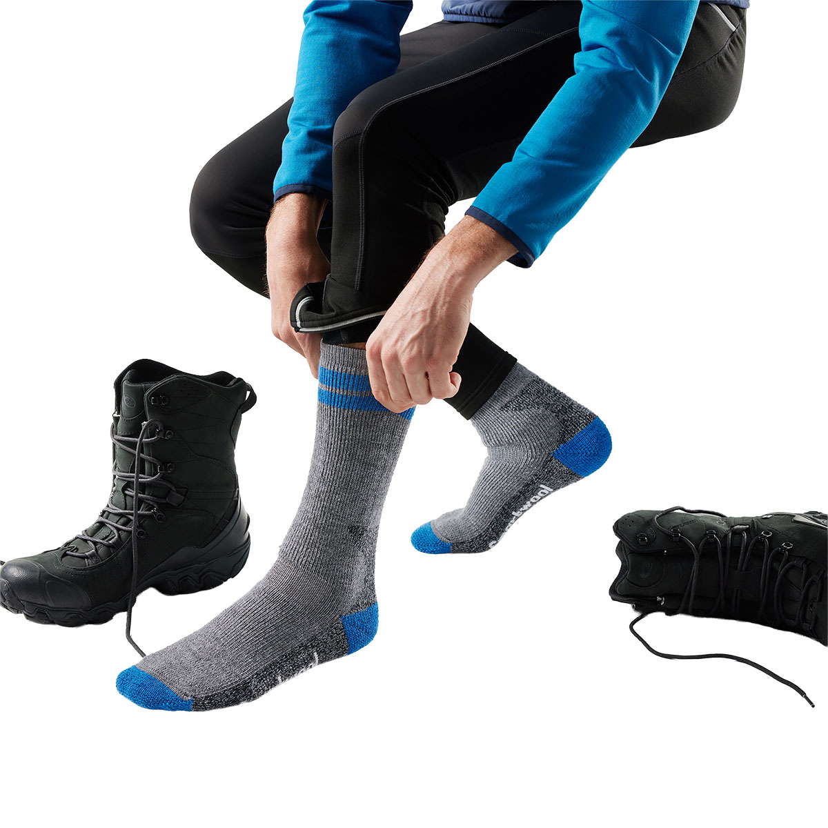 SMARTWOOL - MOUNTAINEER TALL CREW SOCKS