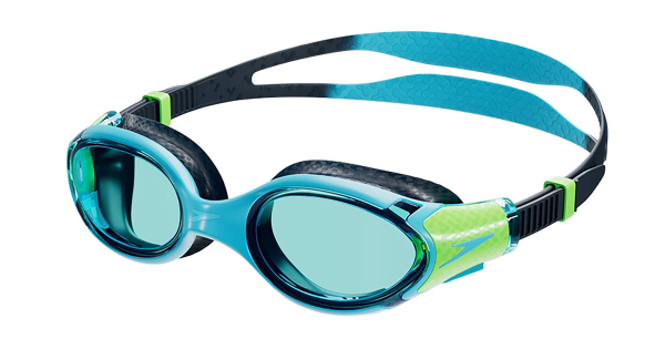 Speedo Occhialini Da Nuoto Azzurri Trasparenti - Modello 8-00336316251, Lenti Trasparenti, Cinghie In Silicone, Taglia Unica, Per Nuoto In Piscina