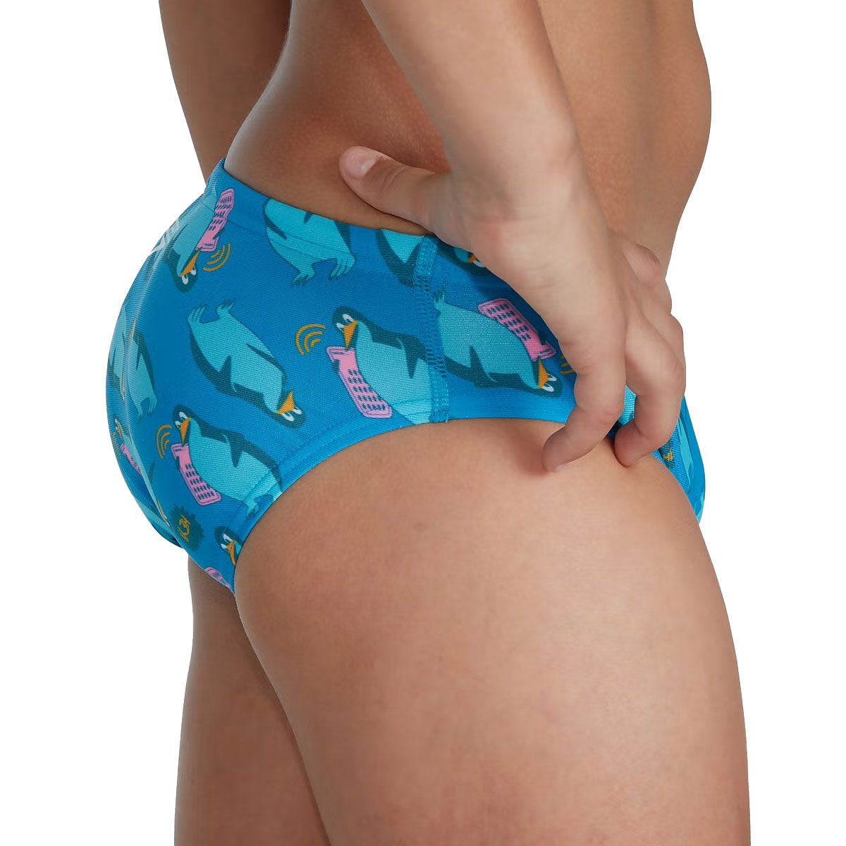 SPEEDO - FLIPPER PHONE ALLOVER 6.5 CM BRIEF