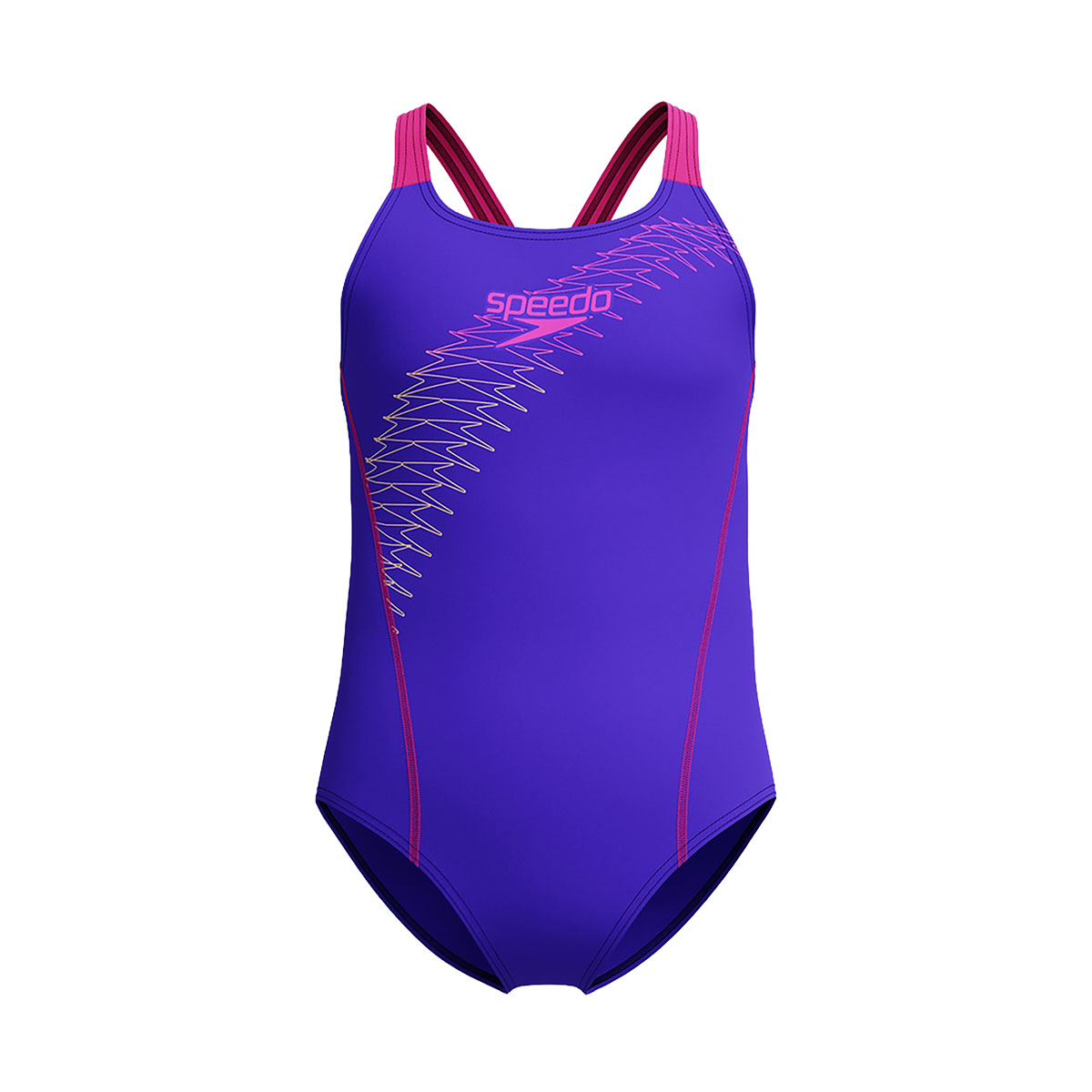 SPEEDO - GIRLS MEDLEY LOGO MEDALIST SWIMSUIT