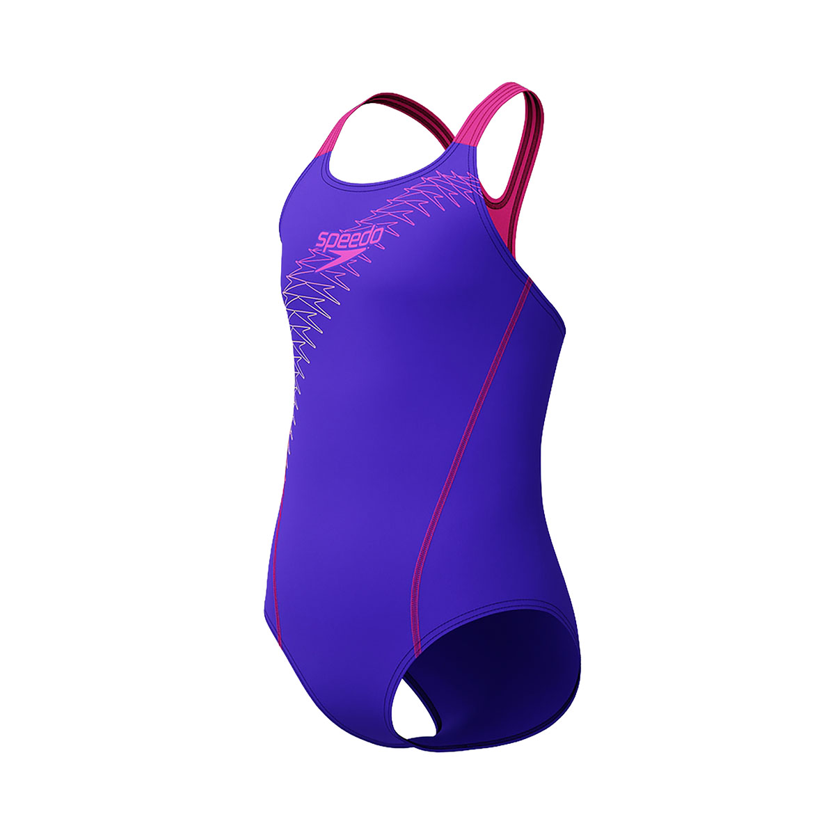 SPEEDO - GIRLS MEDLEY LOGO MEDALIST SWIMSUIT