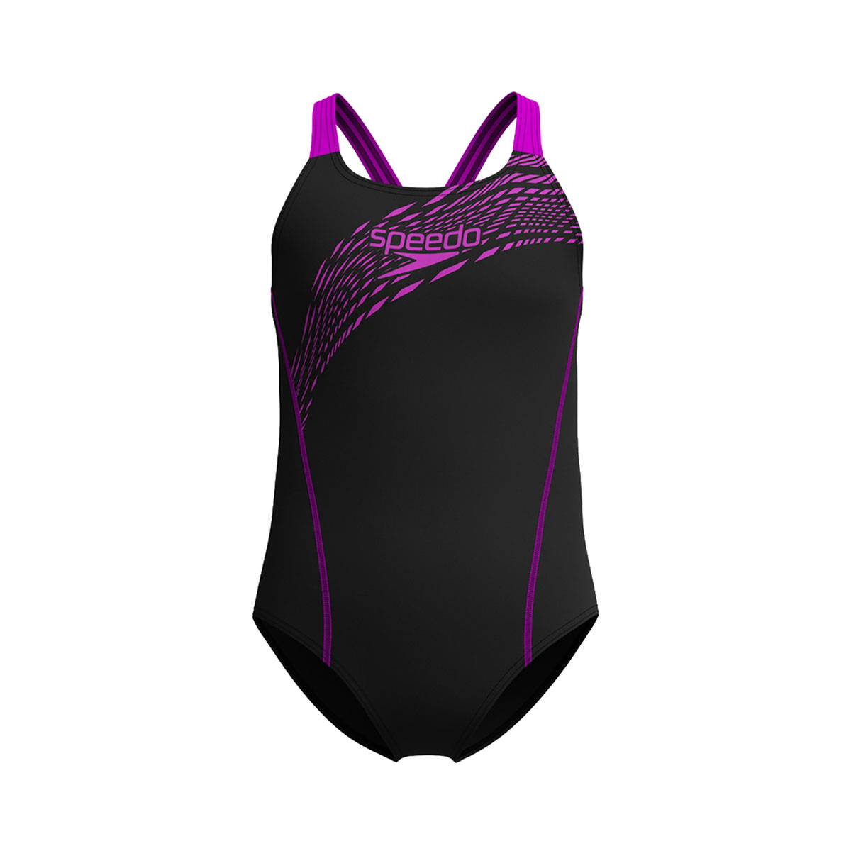 SPEEDO - GIRLS MEDLEY LOGO SWIMSUIT (5-16 YEARS)