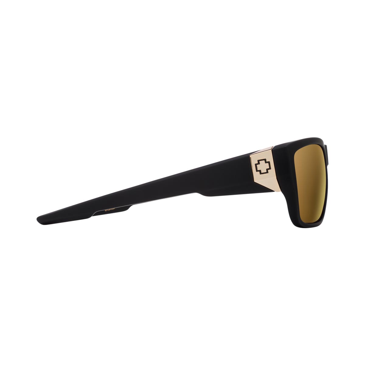 SPY - DIRTY MO 2 25 ANNIV MATTE BLACK GOLD-HD PLUS BRONZE WITH GOLD SPECTRA MIRROR