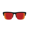 SPY - DISCORD 5050 SOFT MATTE BLACK TRANSLUCENT ORANGE – HAPPY GRAY GREEN WITH ORANGE SPECTRA MIRROR