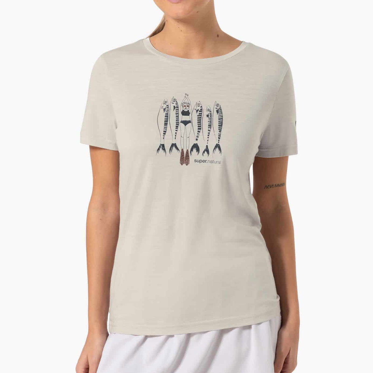 SUPER NATURAL - COPPER SARDINE BIO J T-SHIRT