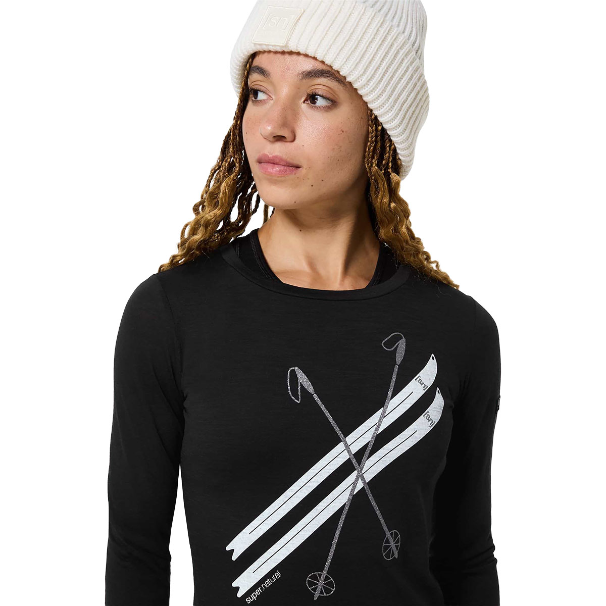 SUPER NATURAL - KRYSSEDE SKI LS