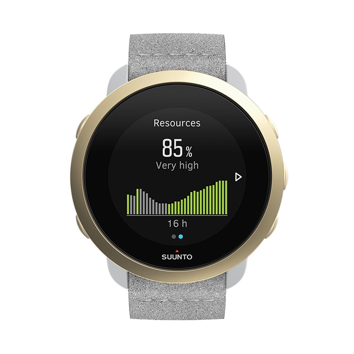 SUUNTO - 3 PEBBLE WHITE LIGHT GOLD