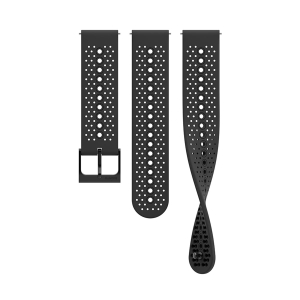 SUUNTO - 22MM ATHLETIC 1 SILICONE STRAP ALL BLACK