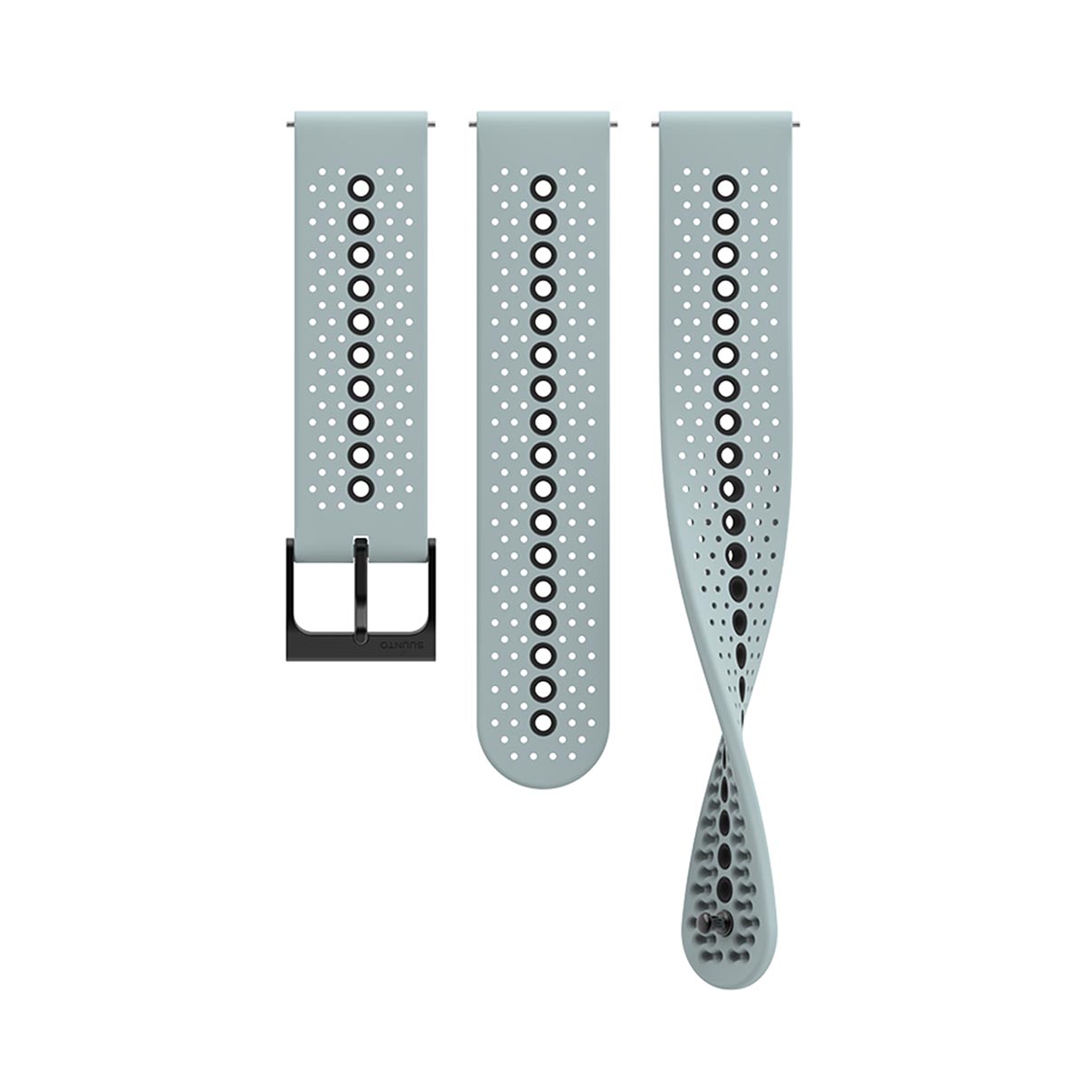 SUUNTO - 22MM ATHLETIC 1 SILICONE STRAP ICE BLUE BLACK
