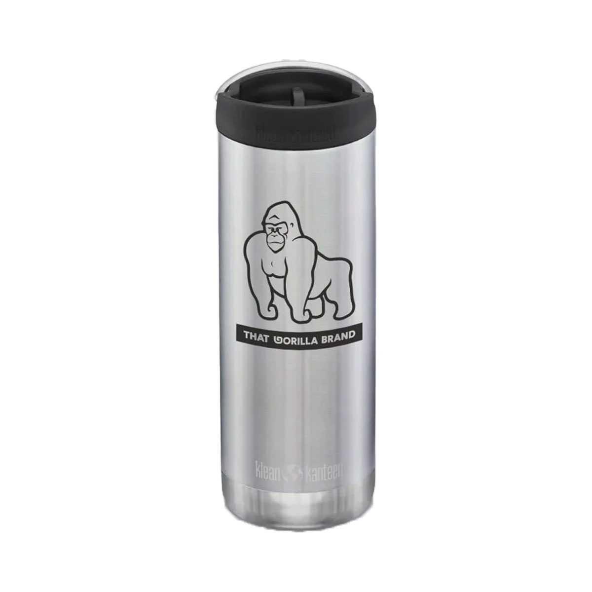 THAT GORILLA BRAND - TKWIDE CAFE CAP 592ML BRUSHED STAINLESS