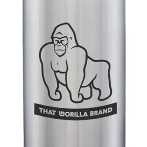 THAT GORILLA BRAND - TKWIDE CAFE CAP 592ML BRUSHED STAINLESS