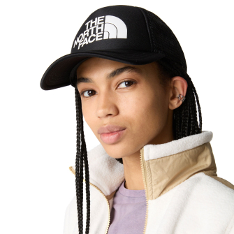 The north face logo trucker cap new arrivals