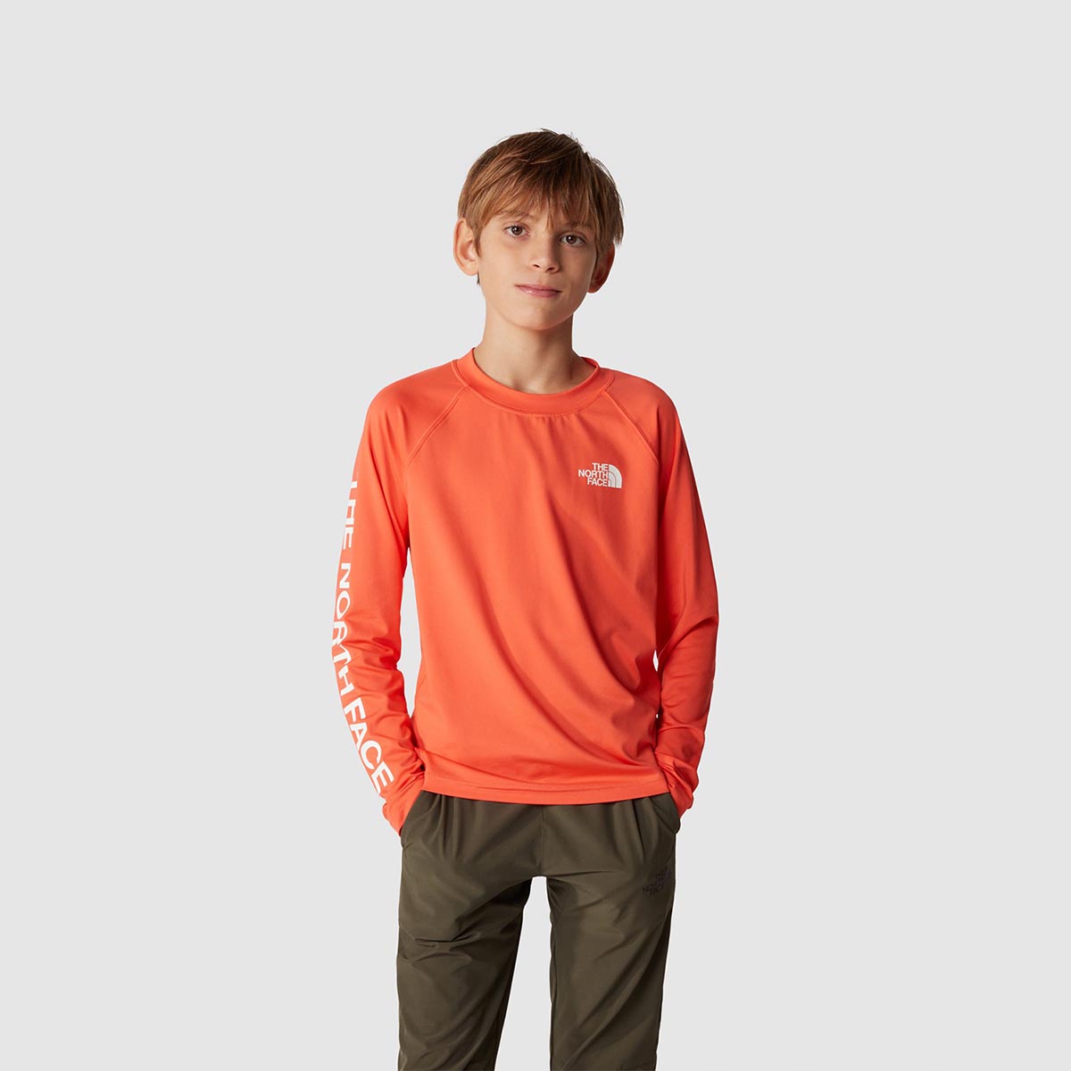 THE NORTH FACE - BOYS' AMPHIBIOUS LONG-SLEEVE SUN T-SHIRT