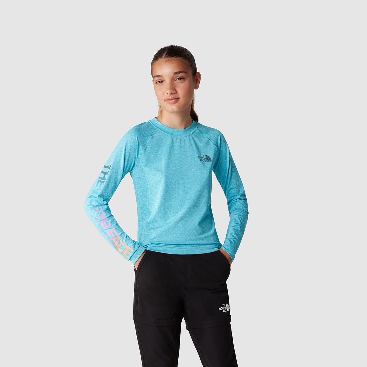 THE NORTH FACE - GIRLS' AMPHIBIOUS LONG-SLEEVE SUN T-SHIRT