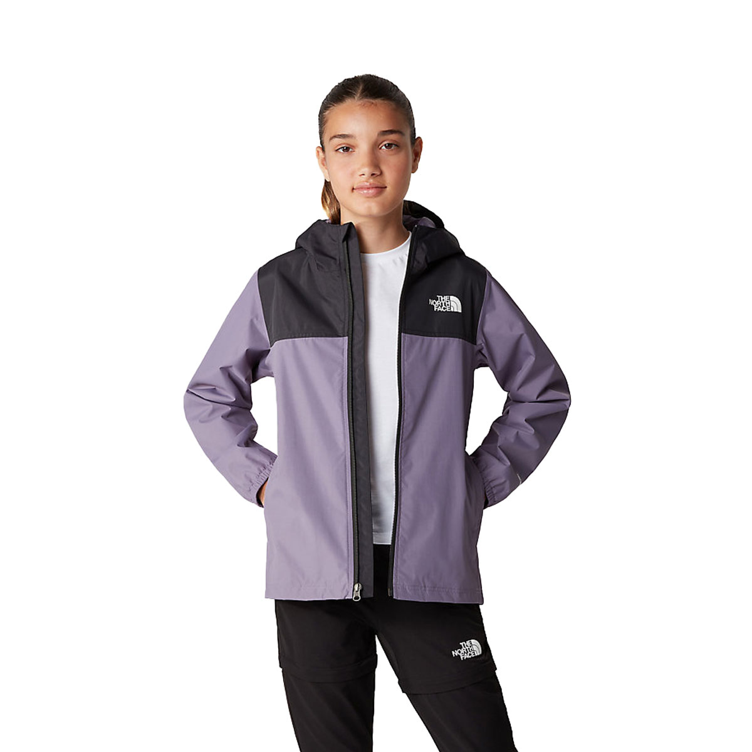 The North Face TEEN RAINWEAR SHELL LUNAR SLATE (NF0A82ESN14)