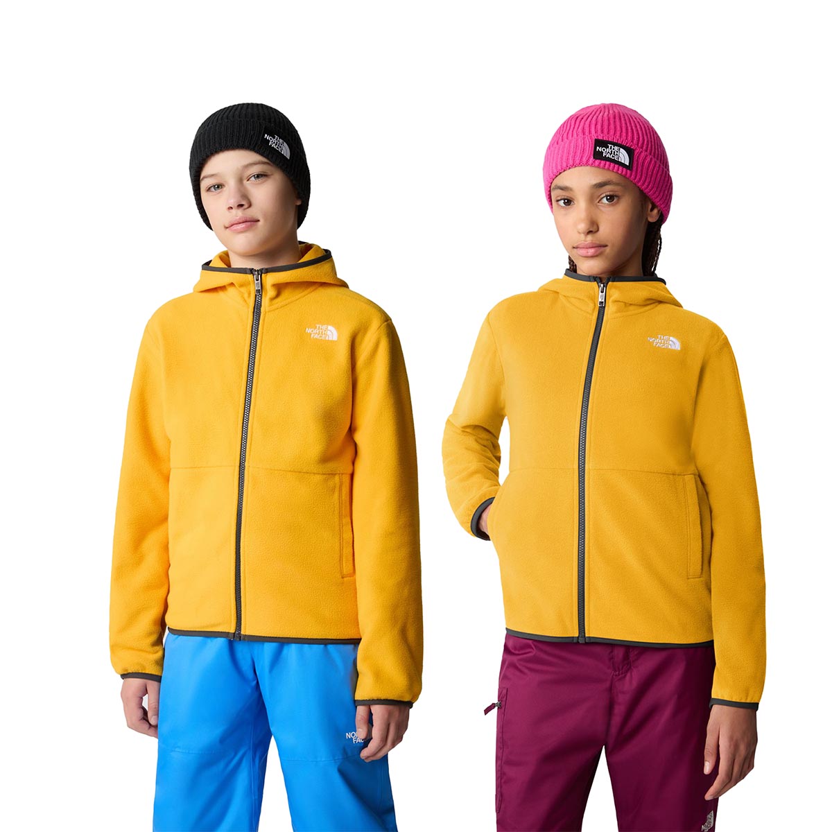 THE NORTH FACE - TEENS' GLACIER FULL-ZIP HOODED JACKET