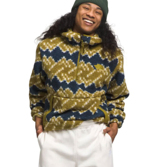 North face knit stitch fleece hoodie online