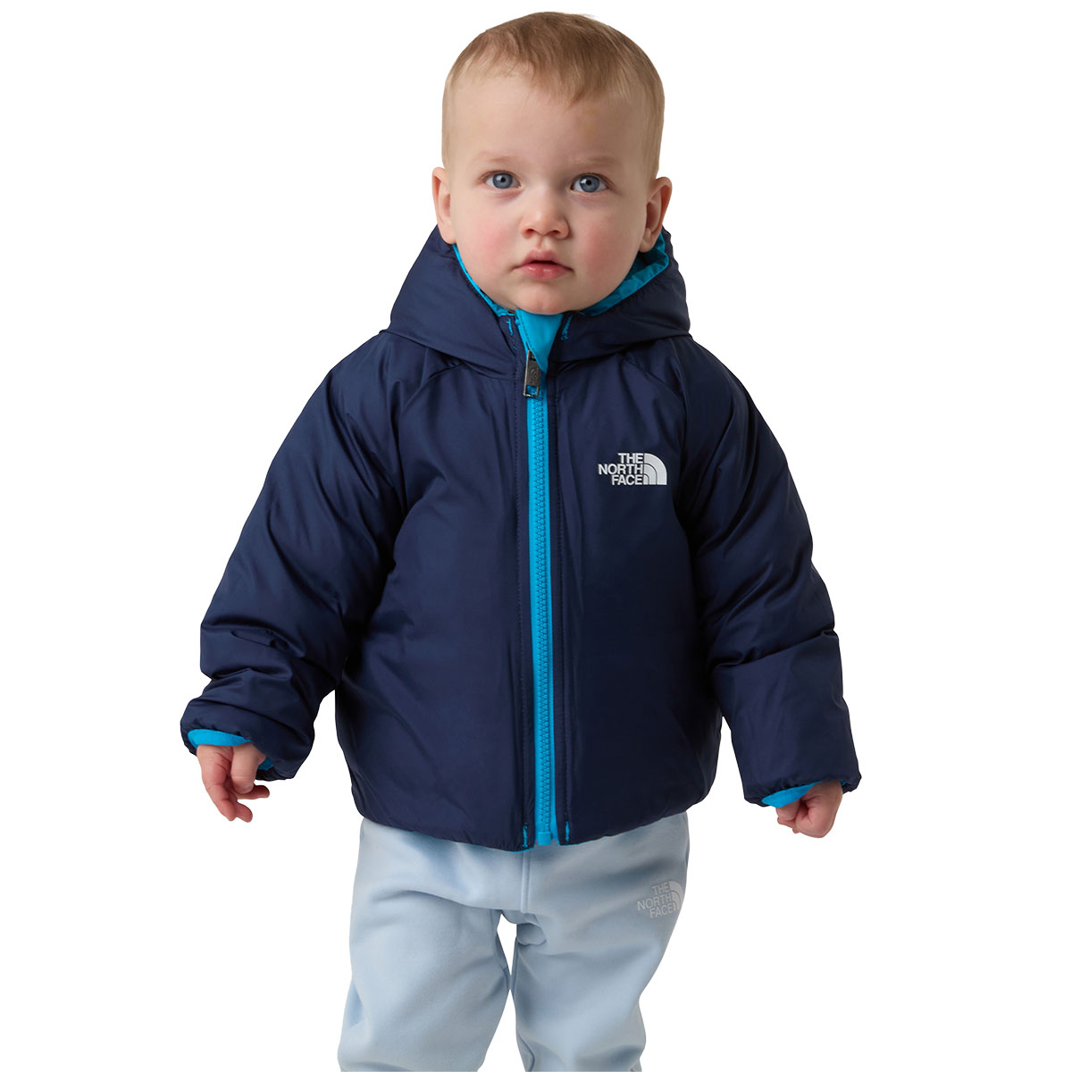 THE NORTH FACE - BABY REVERSIBLE PERRITO HOODED JACKET