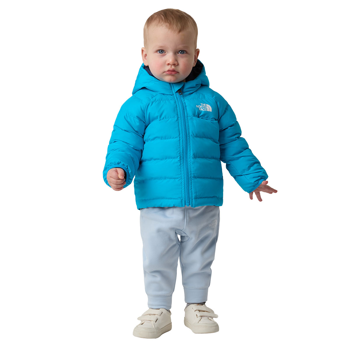 THE NORTH FACE - BABY REVERSIBLE PERRITO HOODED JACKET
