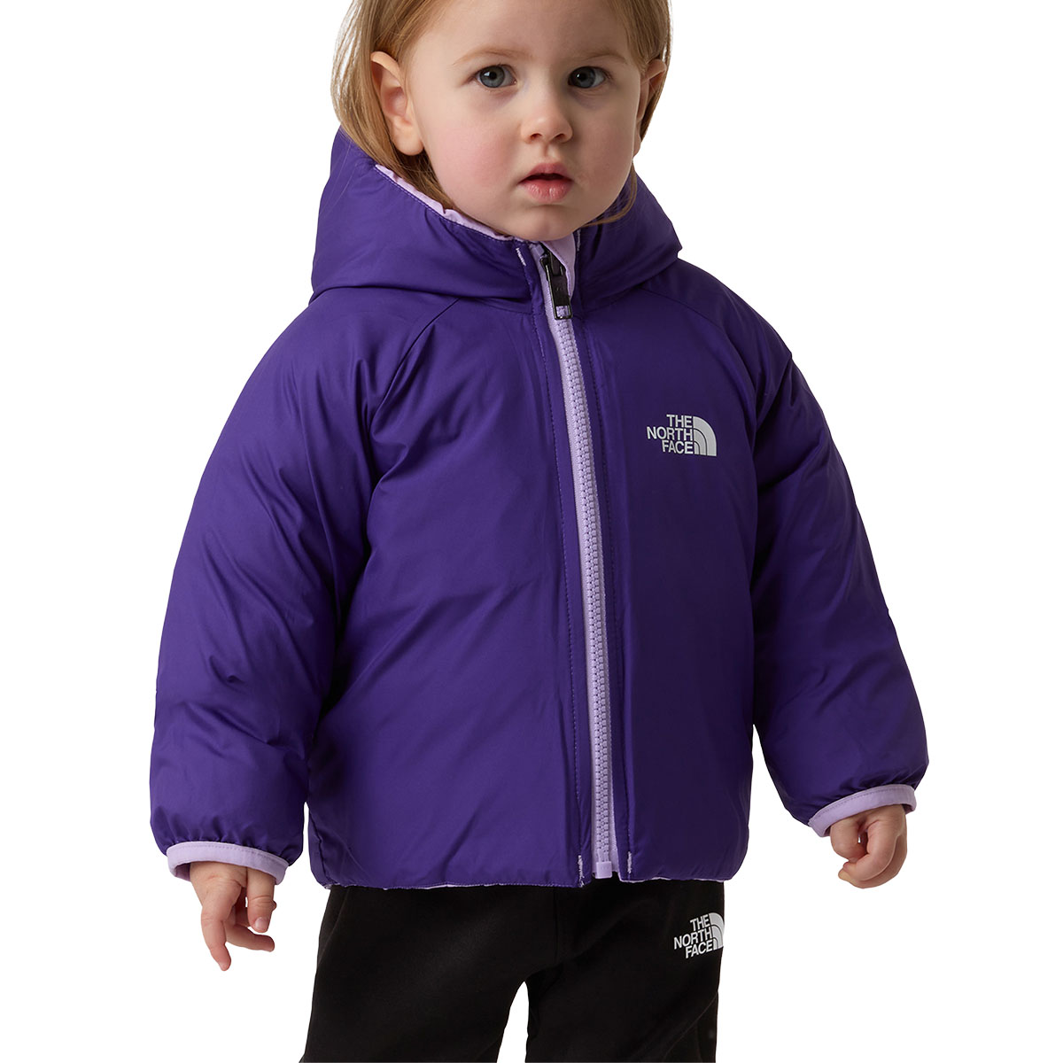 THE NORTH FACE - BABY REVERSIBLE PERRITO HOODED JACKET