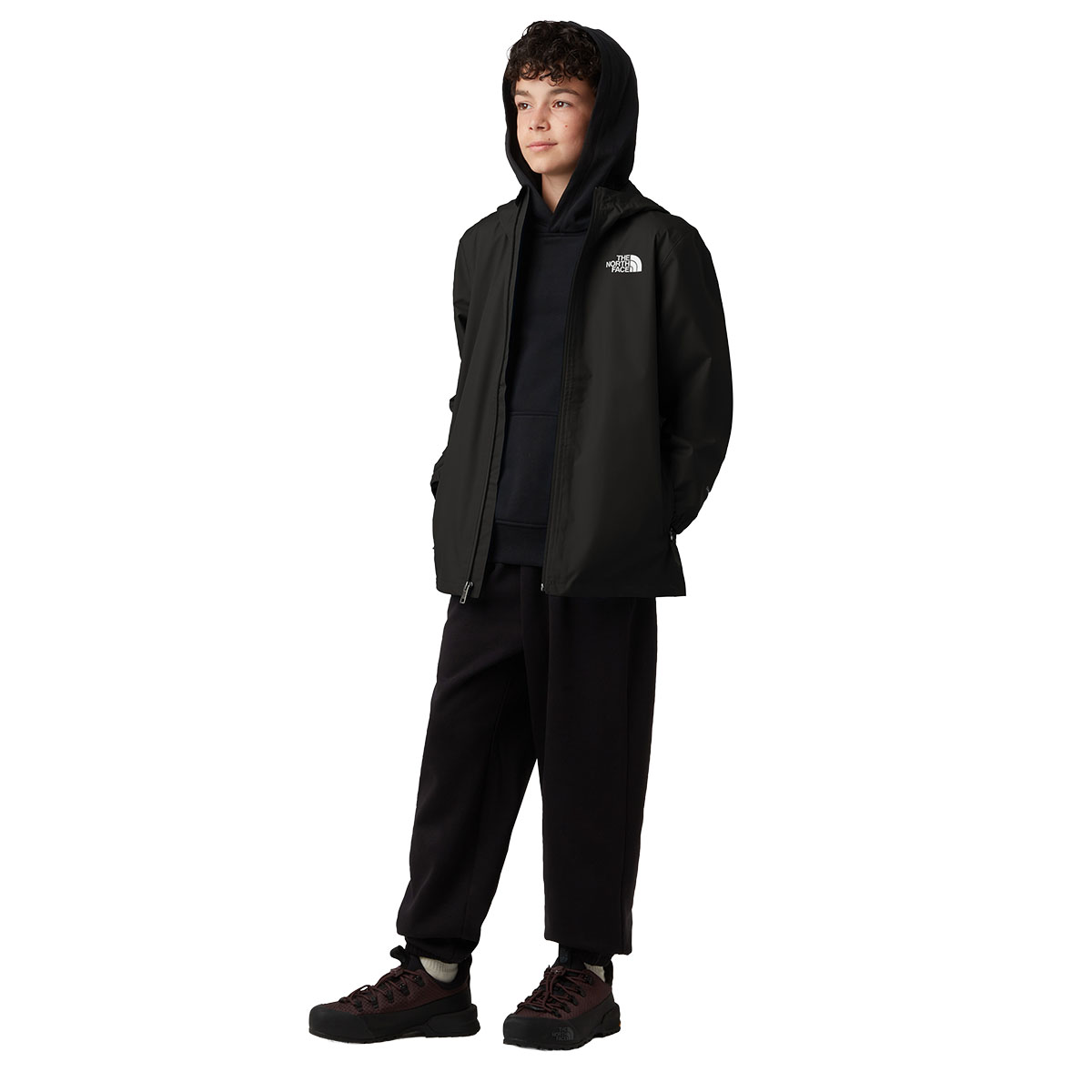 THE NORTH FACE - TEEN ZIPLINE RAIN JACKET