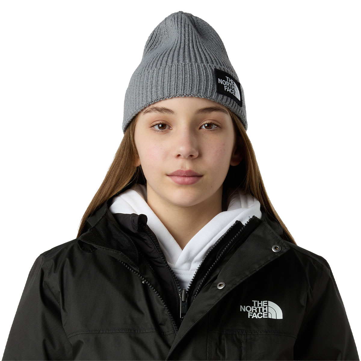 THE NORTH FACE - KIDS LOGO BOX CUFFED BEANIE