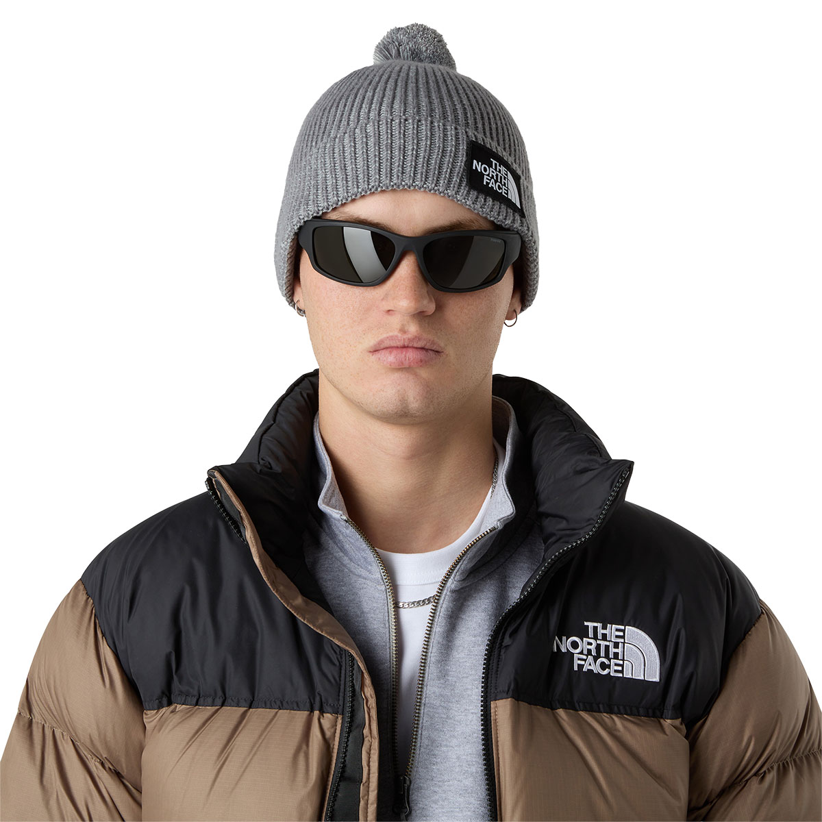 THE NORTH FACE - LOGO BOX POM BEANIE