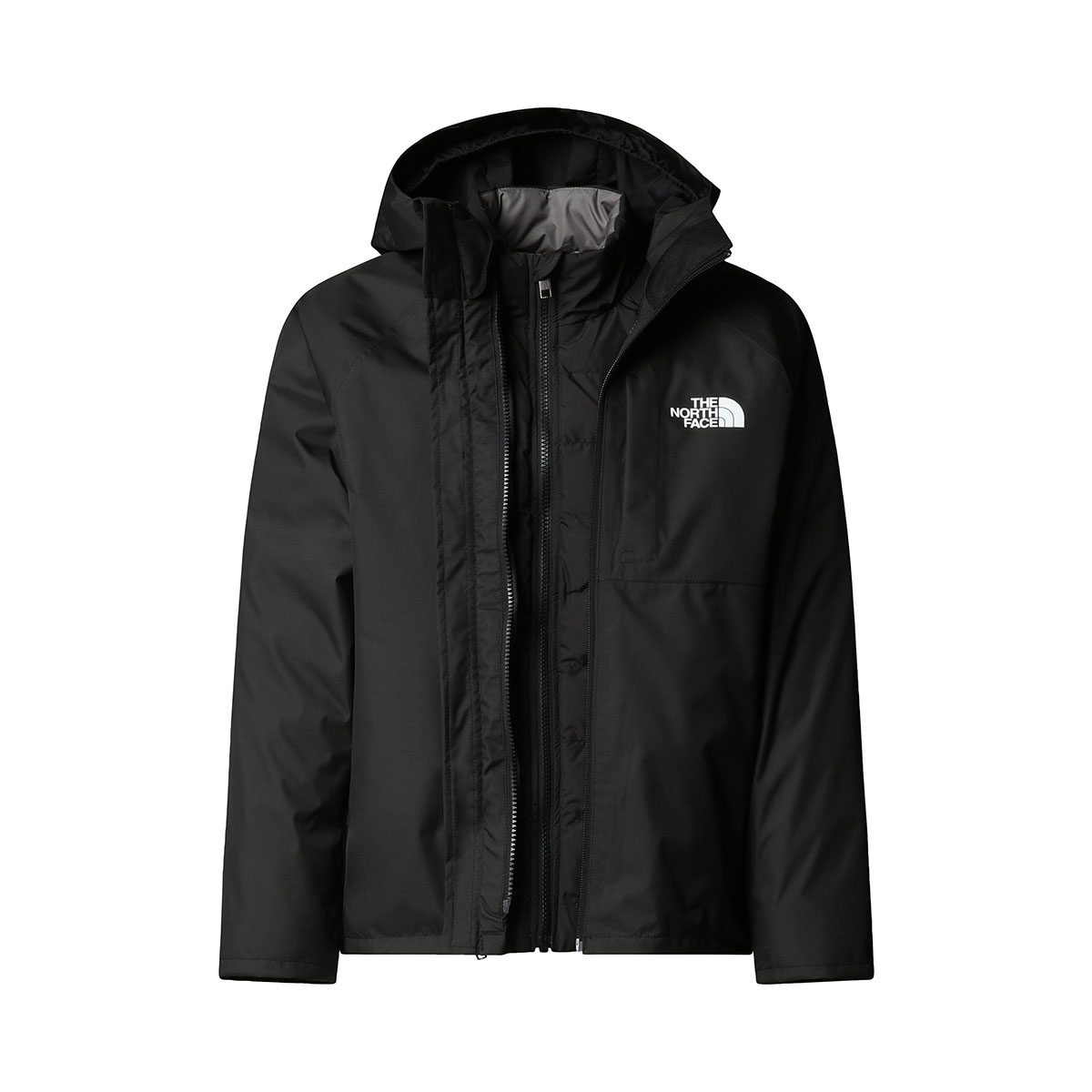 THE NORTH FACE - TEENS PERRITO 4 IN 1 HOODED JACKET