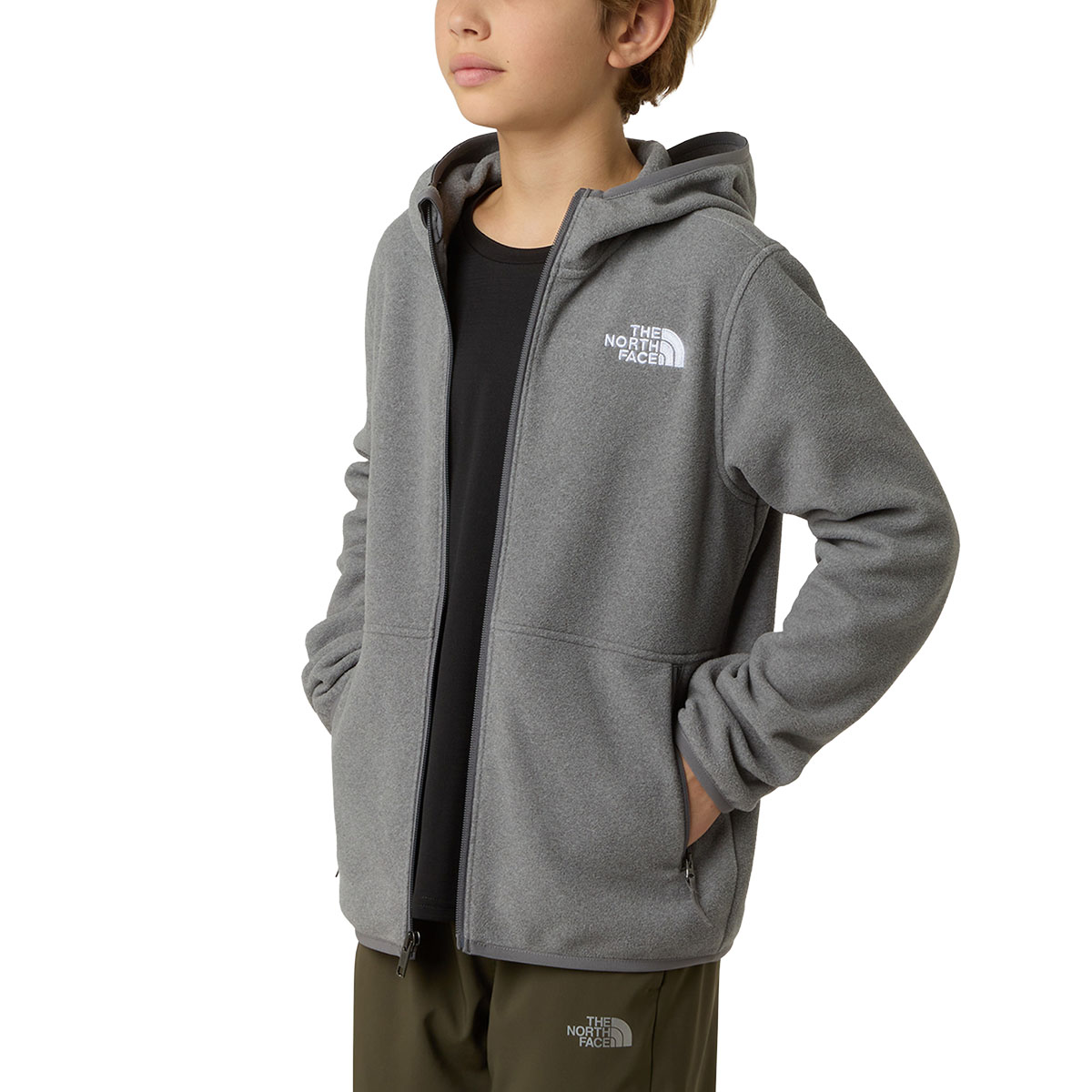THE NORTH FACE - TEEN GLACIER FULL ZIP FLEECE