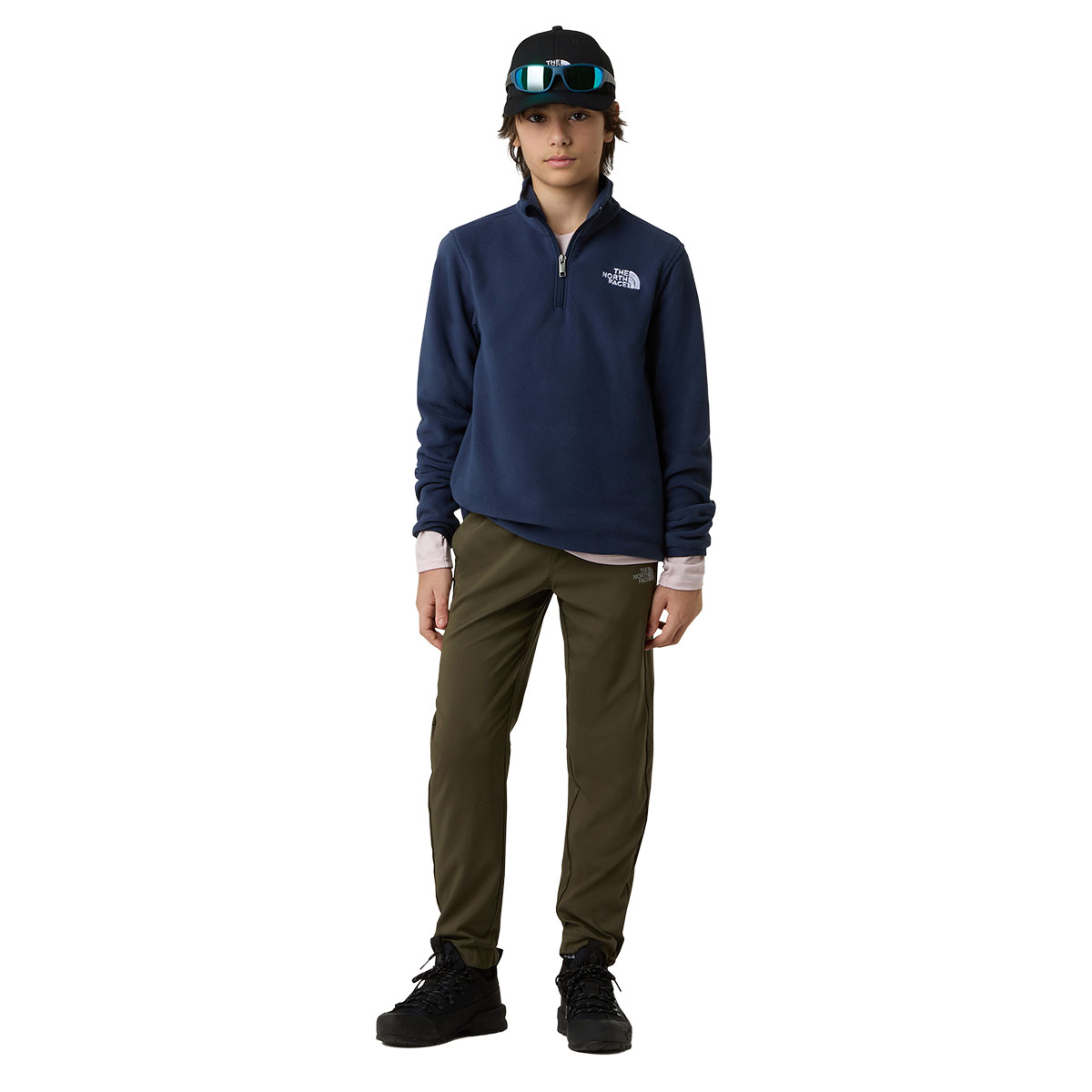 THE NORTH FACE - TEEN GLACIER 1/4 ZIP FLEECE