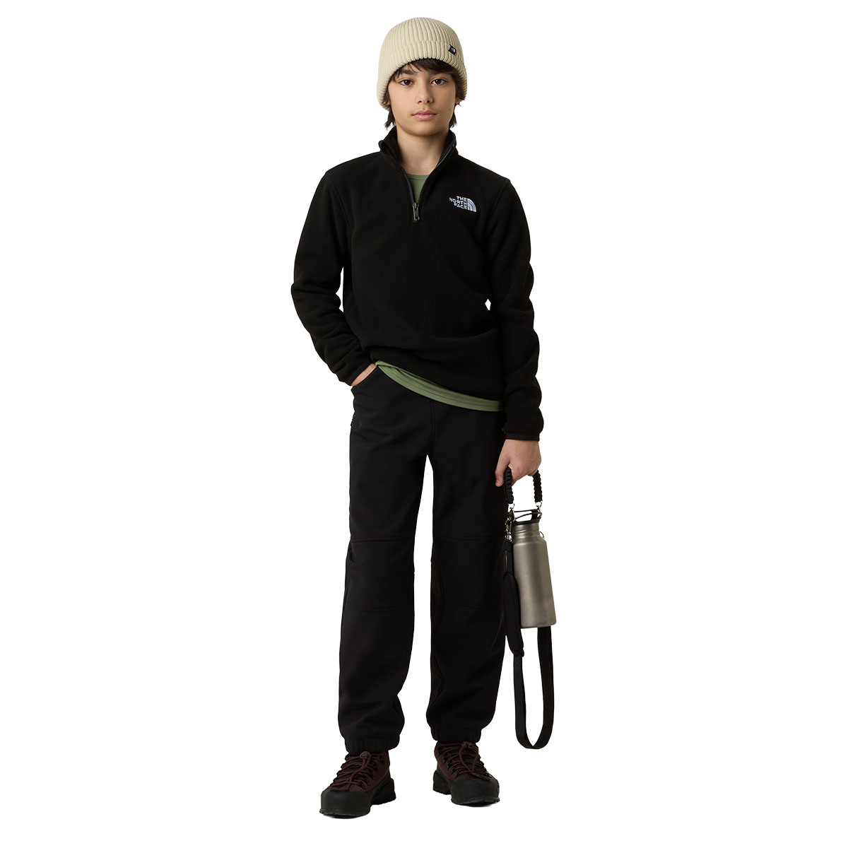 THE NORTH FACE - TEEN GLACIER 1/4 ZIP FLEECE