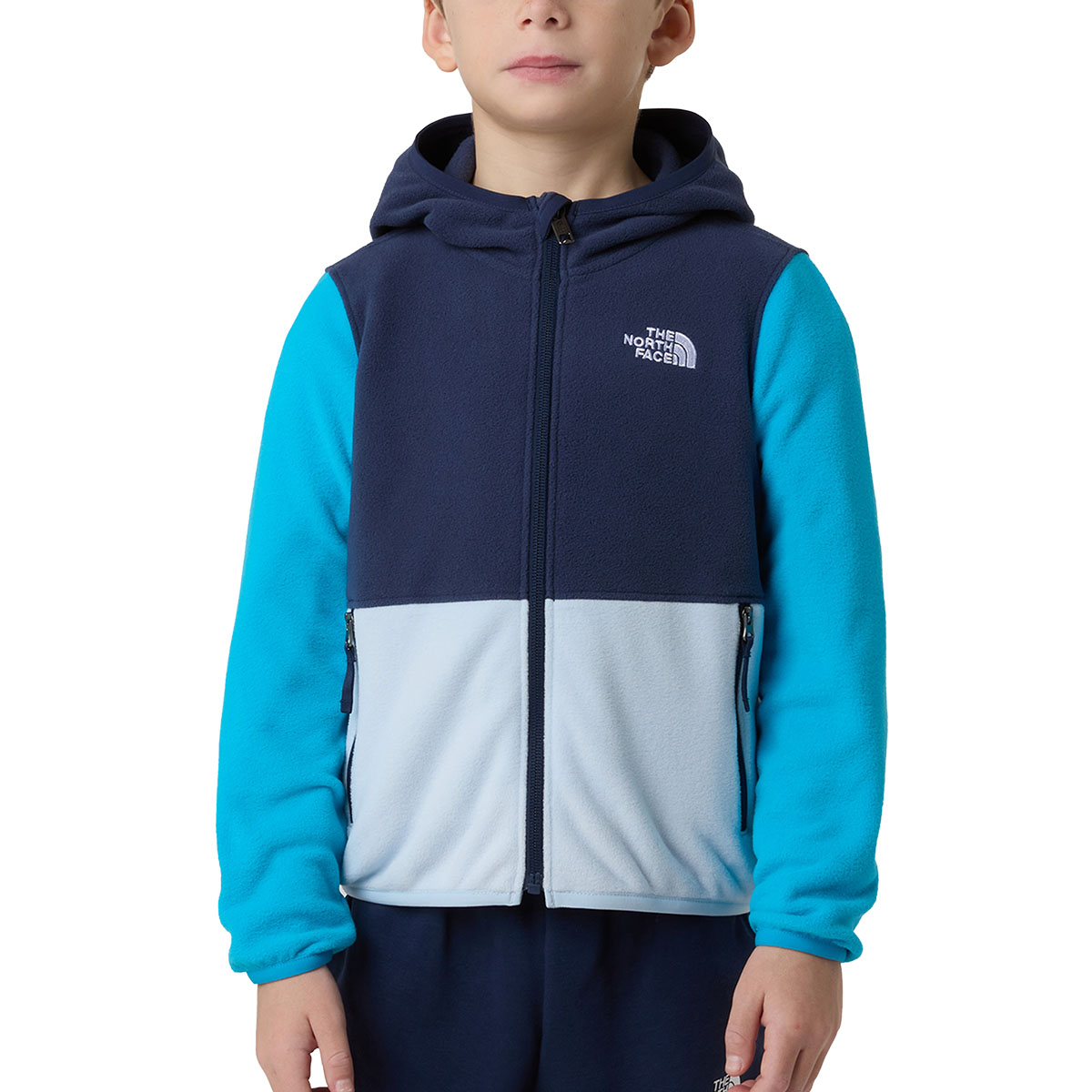 THE NORTH FACE - KIDS GLACIER FULL ZIP HOODED FLEECE